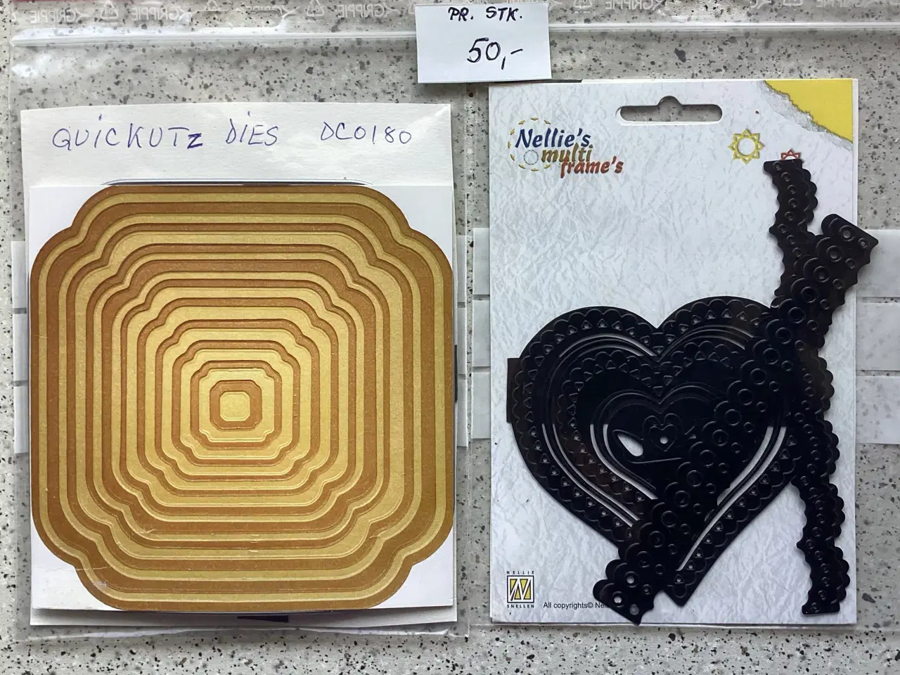 Billede 16 - Scrapbook dies, forskellige sæt, punch mm.  Fra