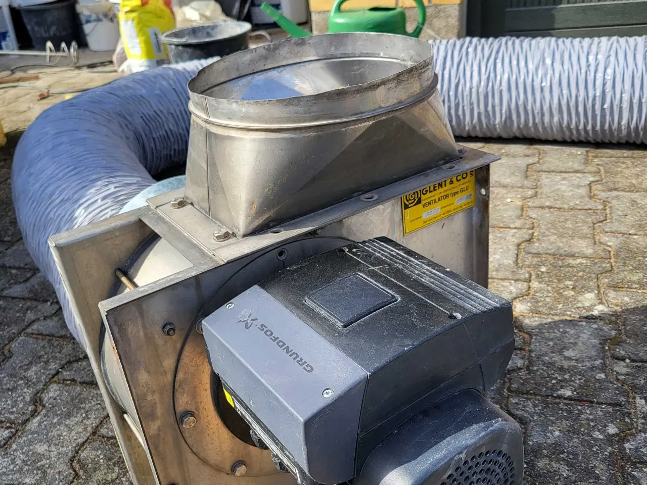 Billede 1 - Kraftig sugemotor bl.a. til støvopsamling