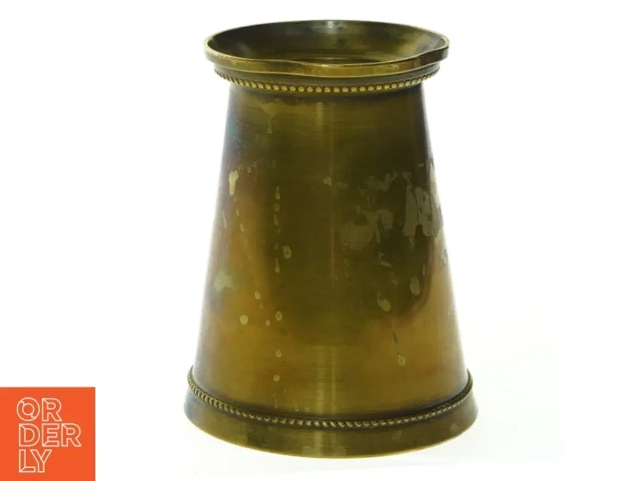 Billede 1 - Messing vase urne (str. 11 x 9 cm)