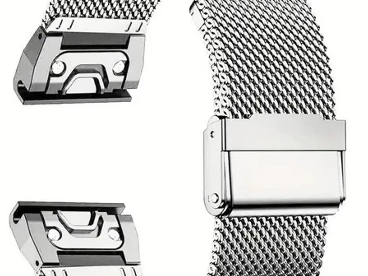 Billede 1 - 20mm Stainless Steel rem til Garmin fenix og forer