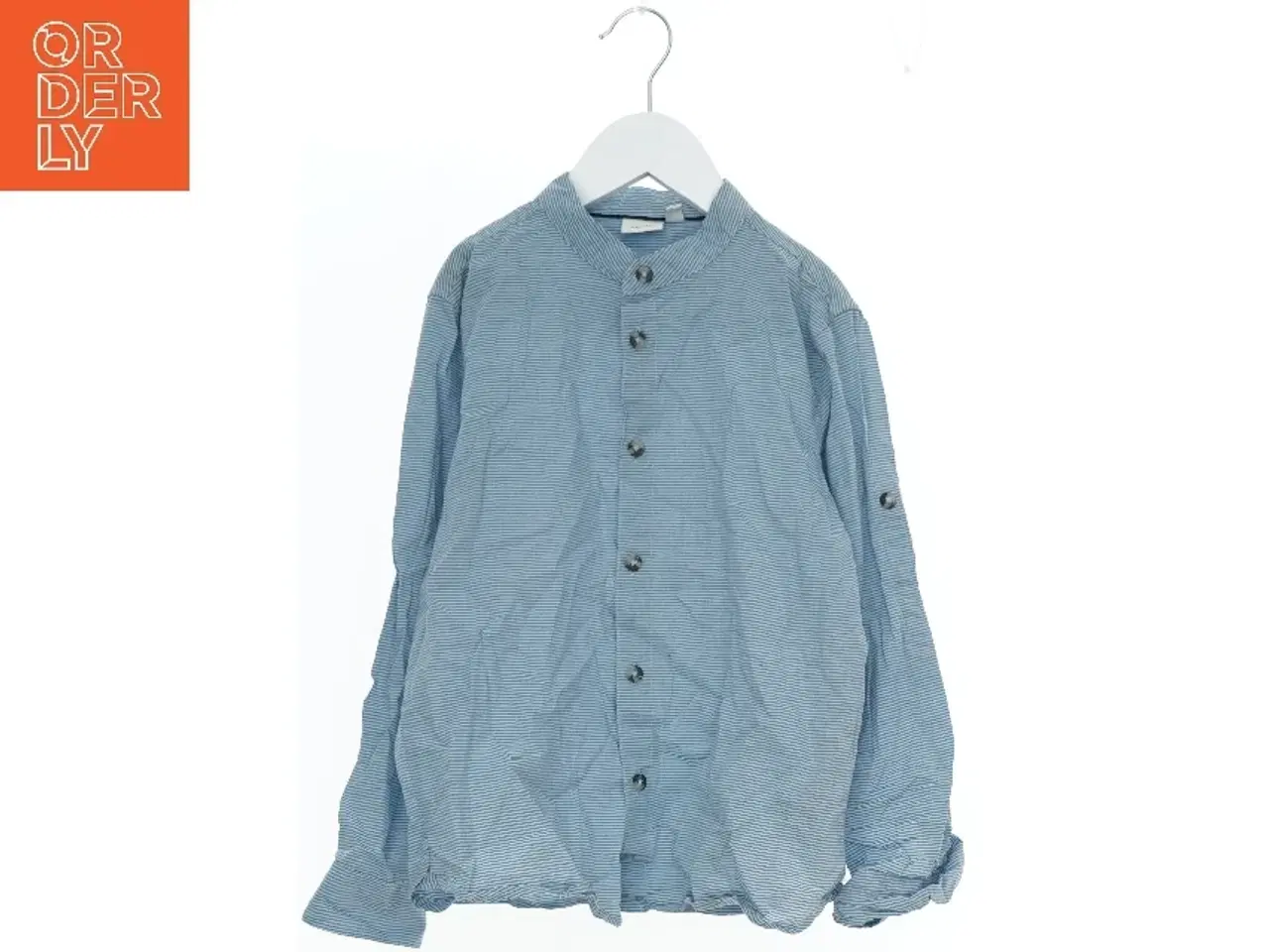 Billede 1 - Langærmet bluse med striber fra Name It (str. 128)