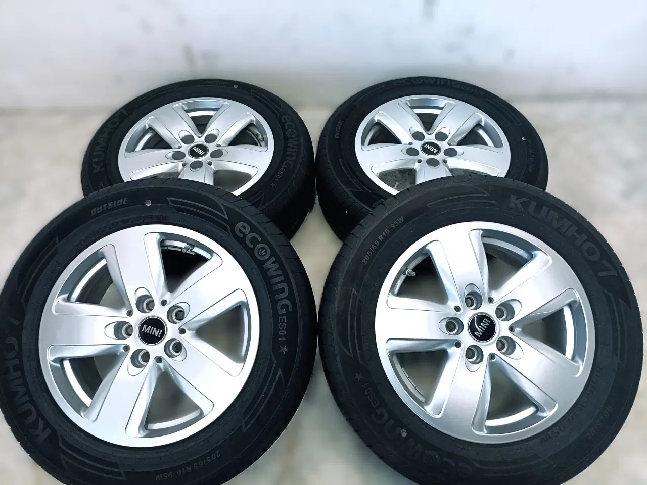 Billede 3 - 5x112 16" ET41 nav 66,6ø MINI sommersæt inkl. TPMS