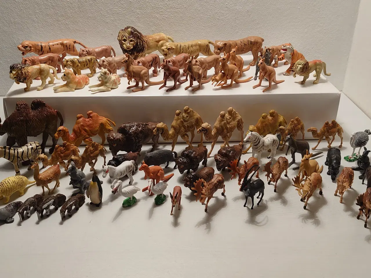 Billede 1 - 73 stk vilde dyr i plastik sælges samlet.