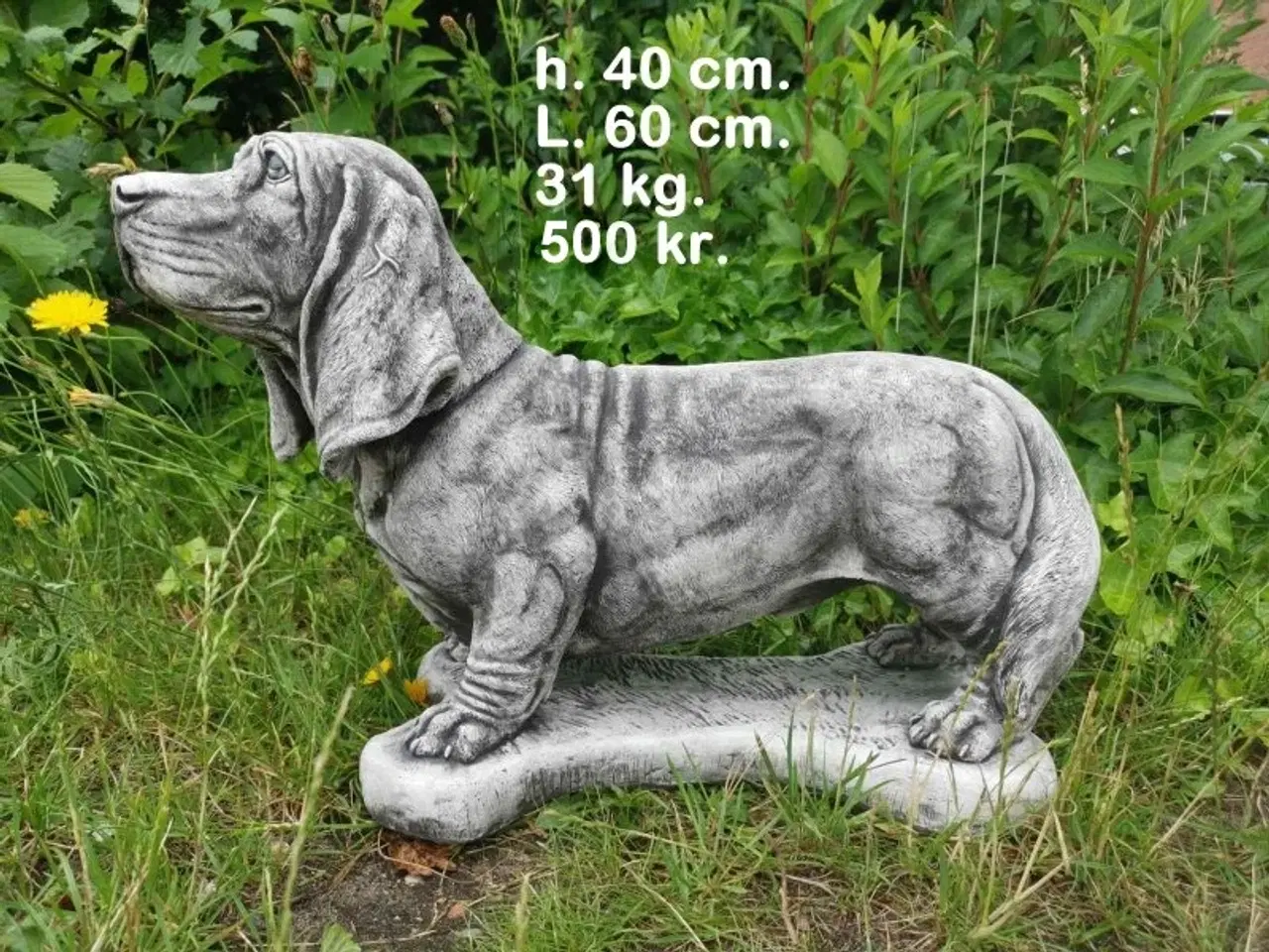 Billede 2 - HAVEFIGUR - HUNDE -flere modeller - frostsikre