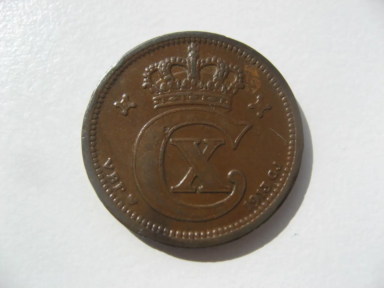 Billede 1 - Flot bronze 2 øre 1913, den gode