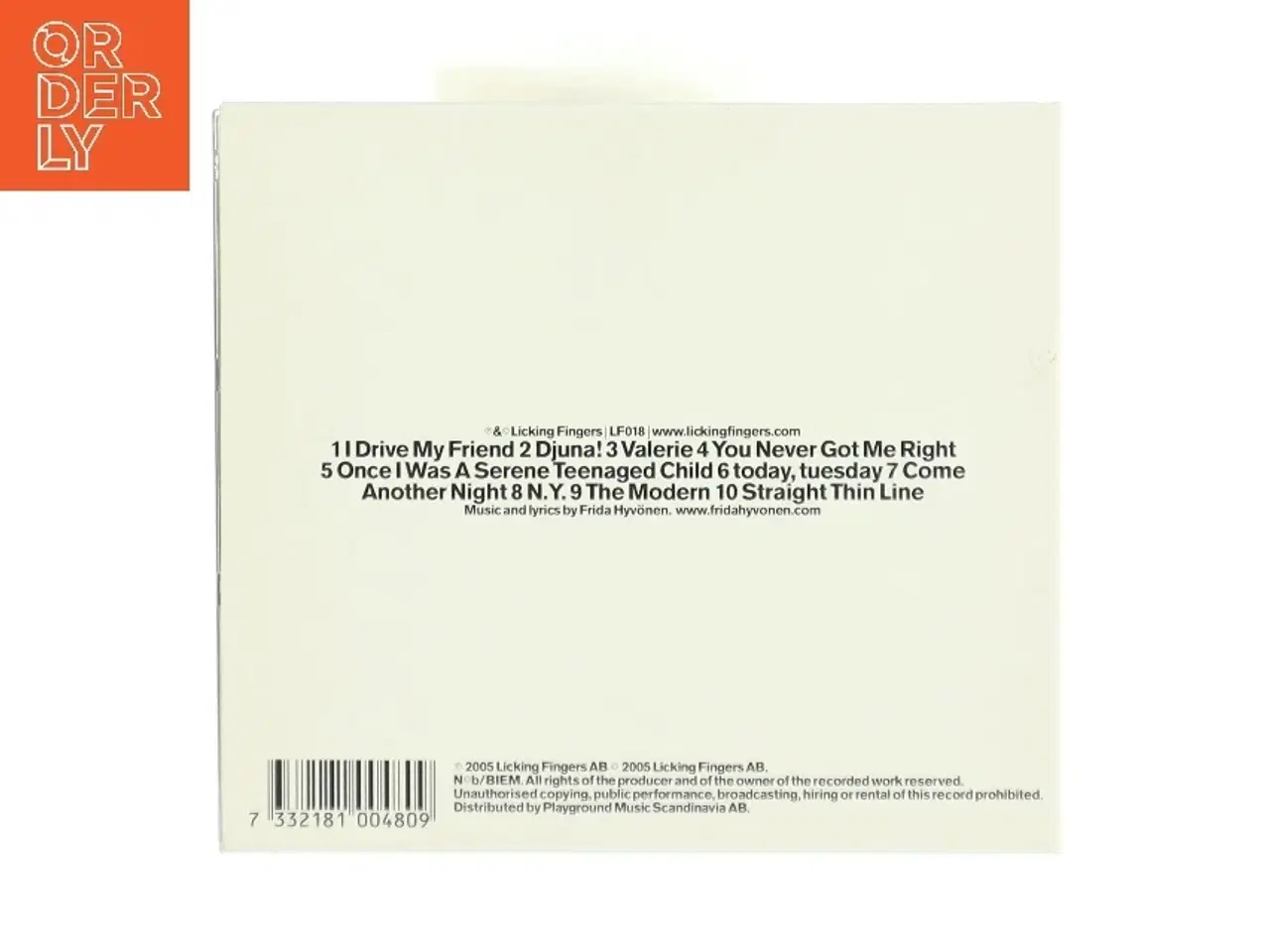 Billede 2 - Frida Hyvnen - Until Death Comes CD fra Licking Fingers