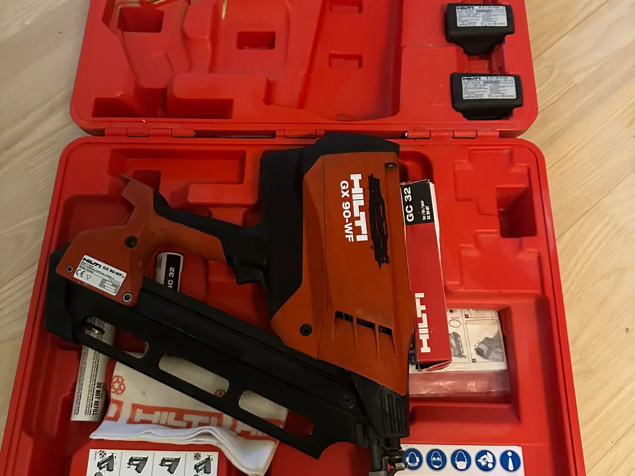 Billede 1 - Hilti GX 90-WF Gas Nail Gun Kit – Complete Set wit