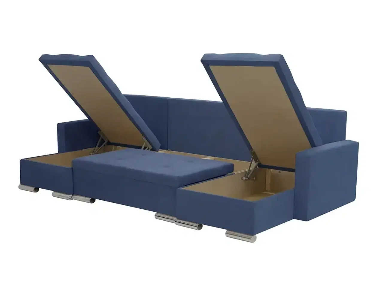 Billede 3 - FOLLERUS U Hjørnesofa med sovefunktion 150X285X150