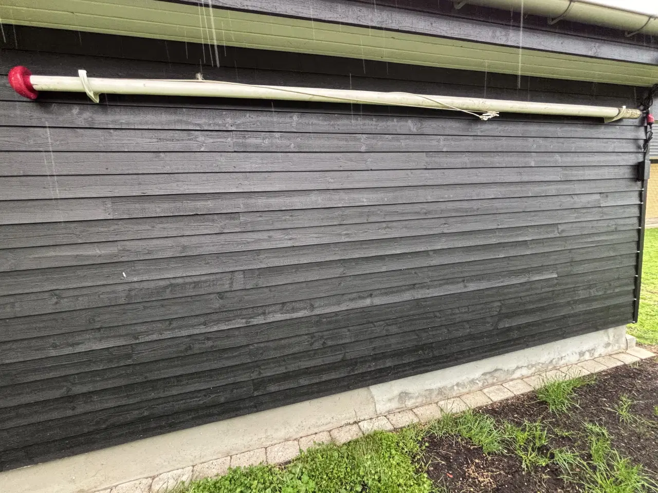 Billede 1 - 4 meter flagstang med line, lineholder, flagclips