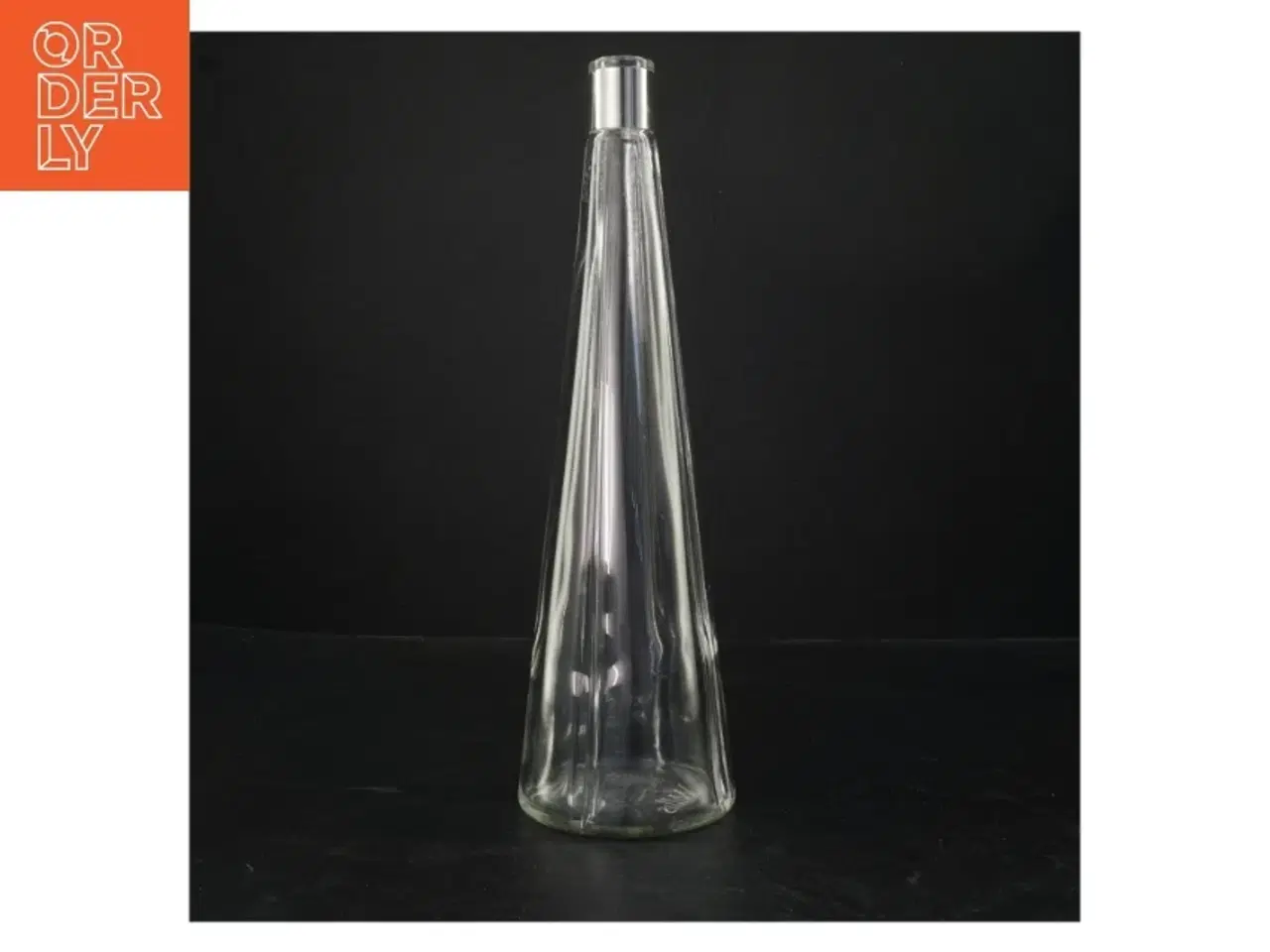 Billede 1 - Glasvase med metallåg fra Rosendahl (str. 34 cm)