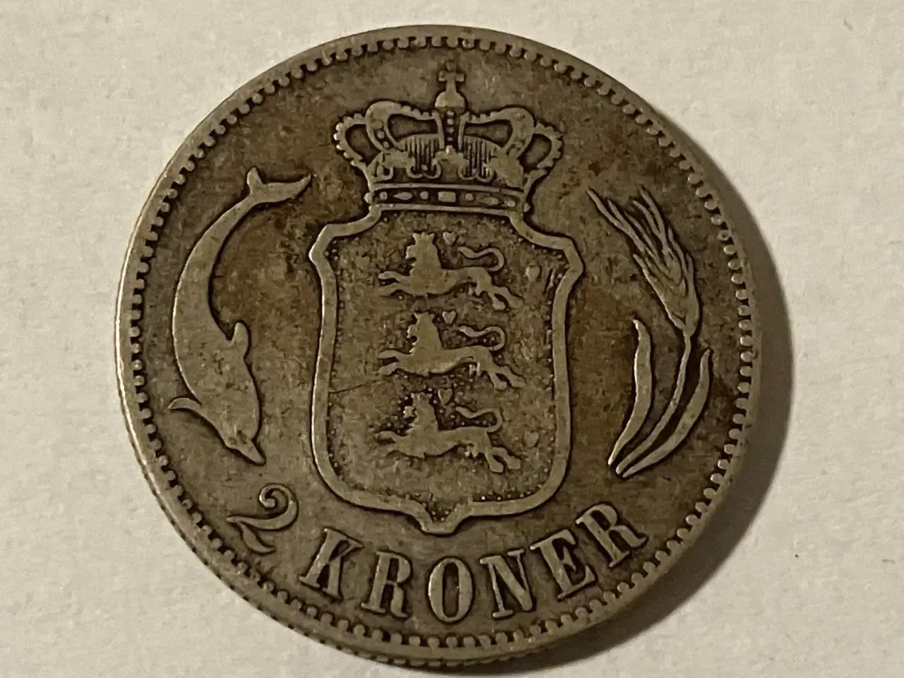 Billede 2 - 1 Krone 1876 Danmark
