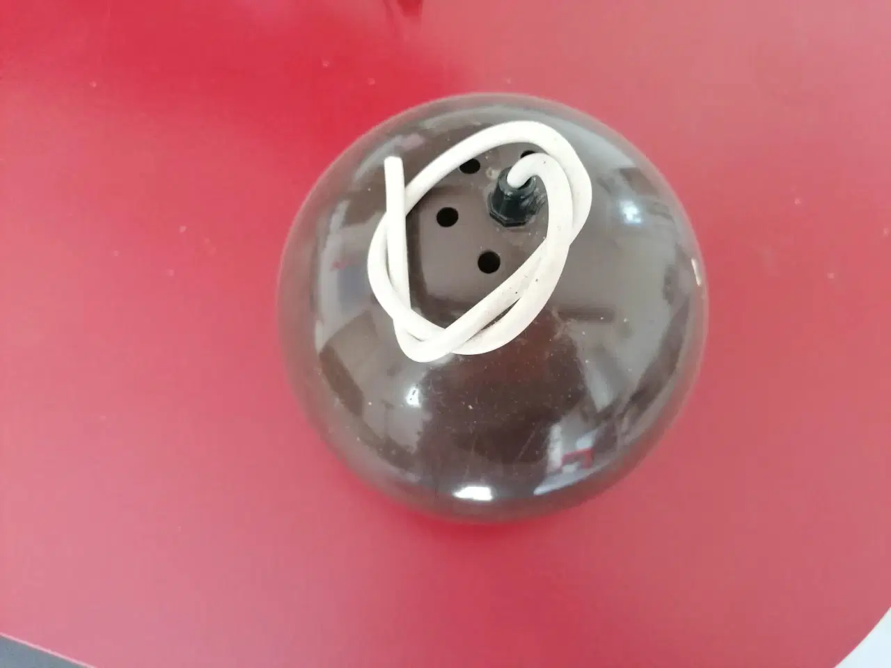 Billede 1 - Brun retro kugle lampe