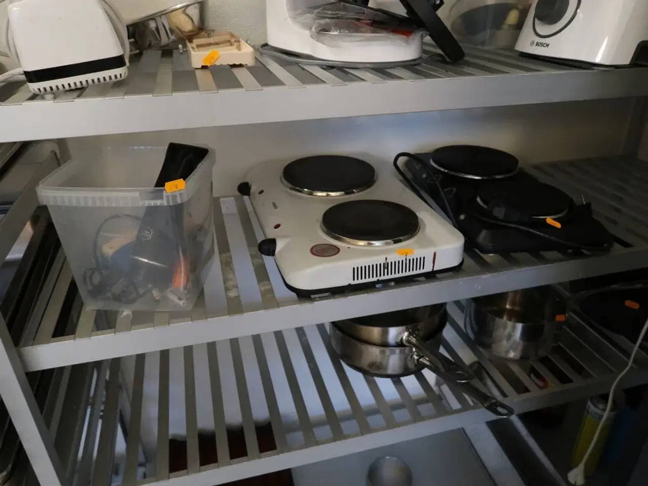 Billede 1 - 2 stk. dobbelt kogeplader samt stavblender OBH NORDICA