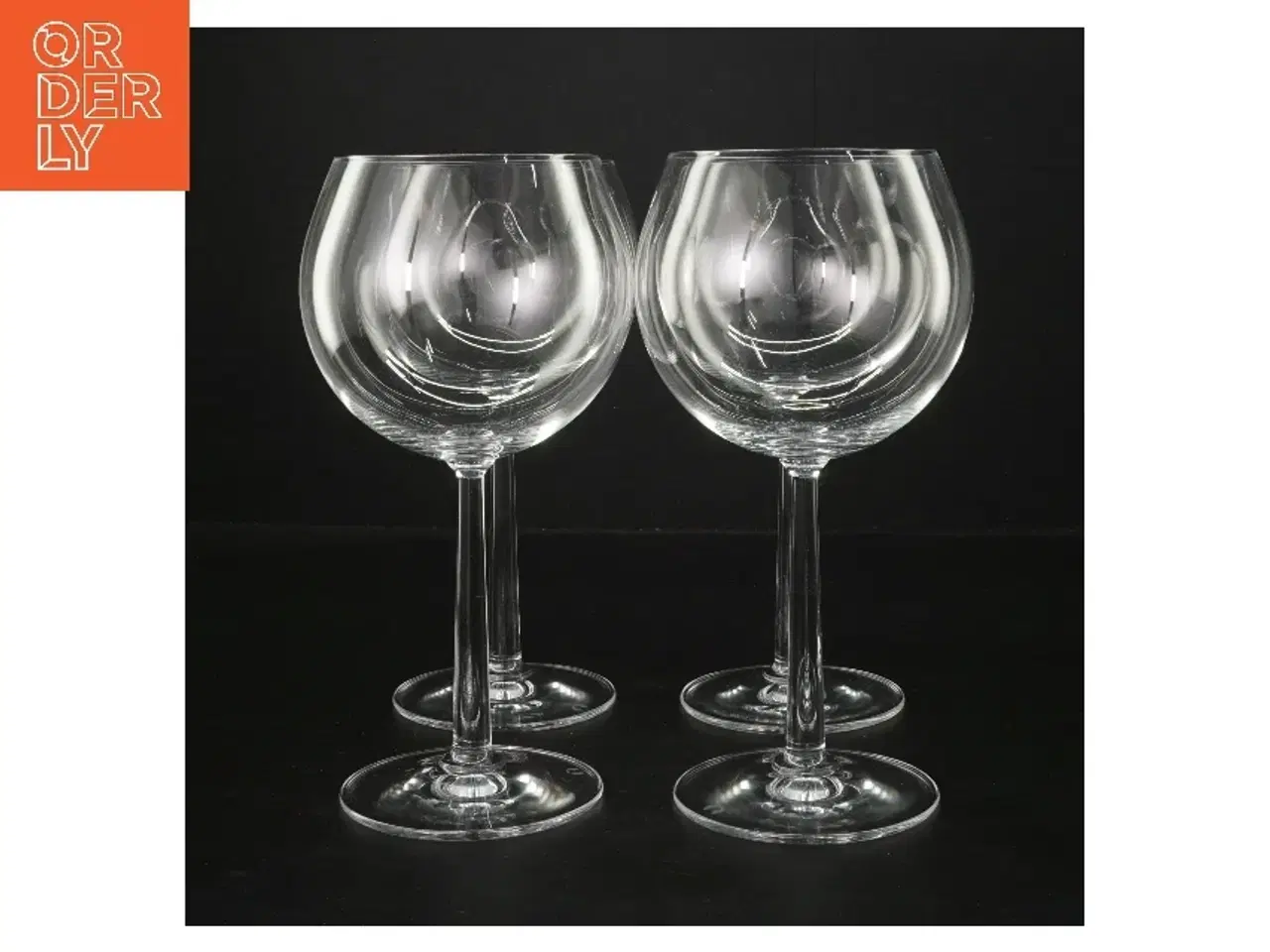 Billede 1 - Sæt med fire rødvinsglas fra Rosendahl (str. Ø 8x20,5 cm)