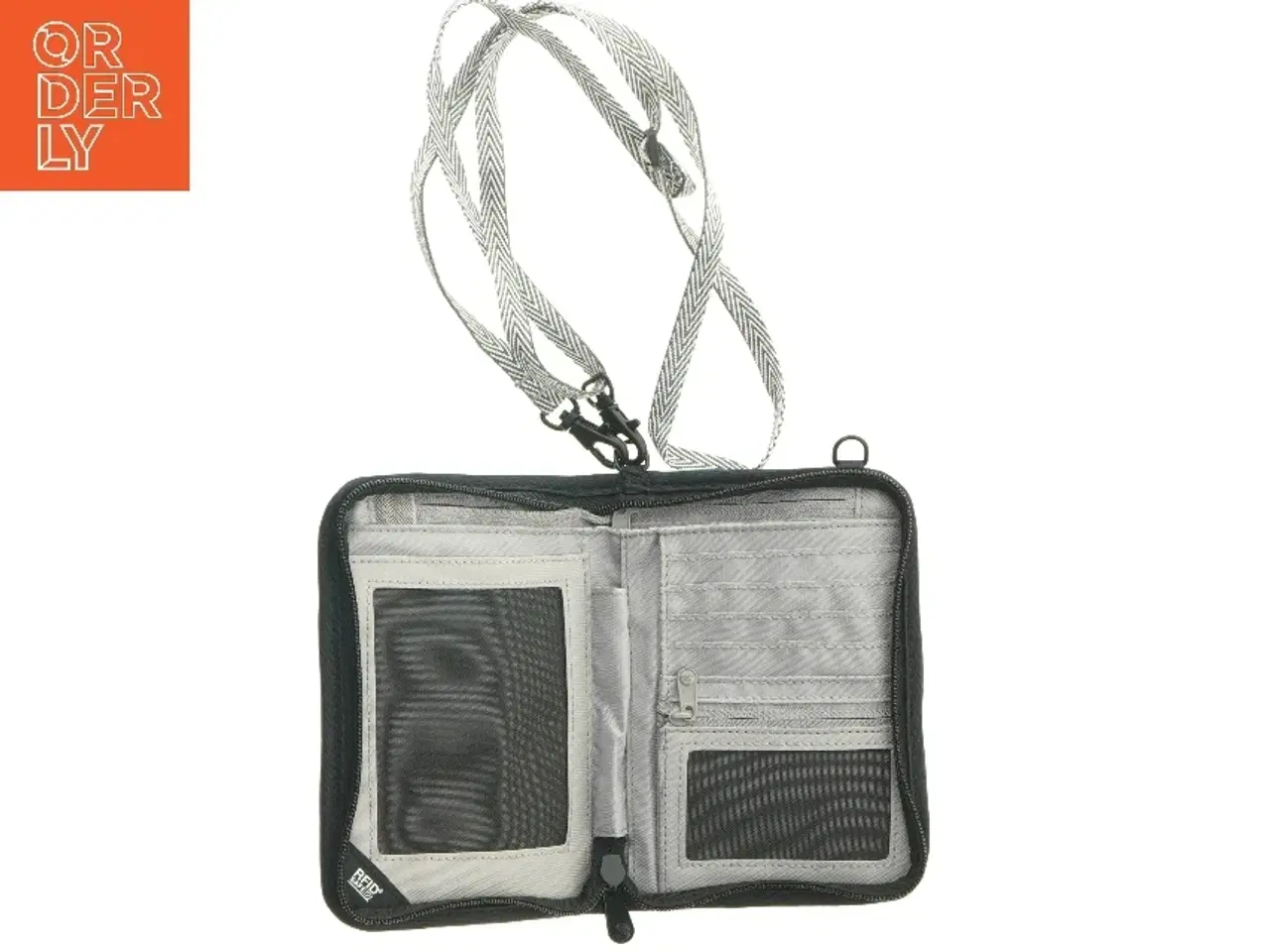 Billede 1 - RFID sikkerhedstaske med rem fra Pacsafe (str. 17x12 cm)