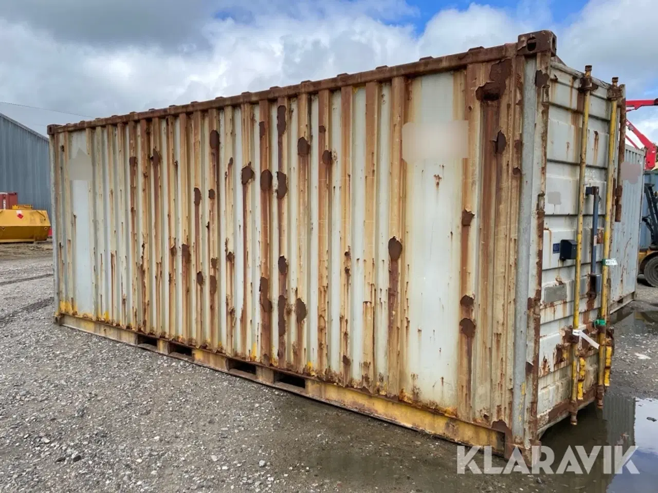 Billede 1 - Container 20 fod med låsebom