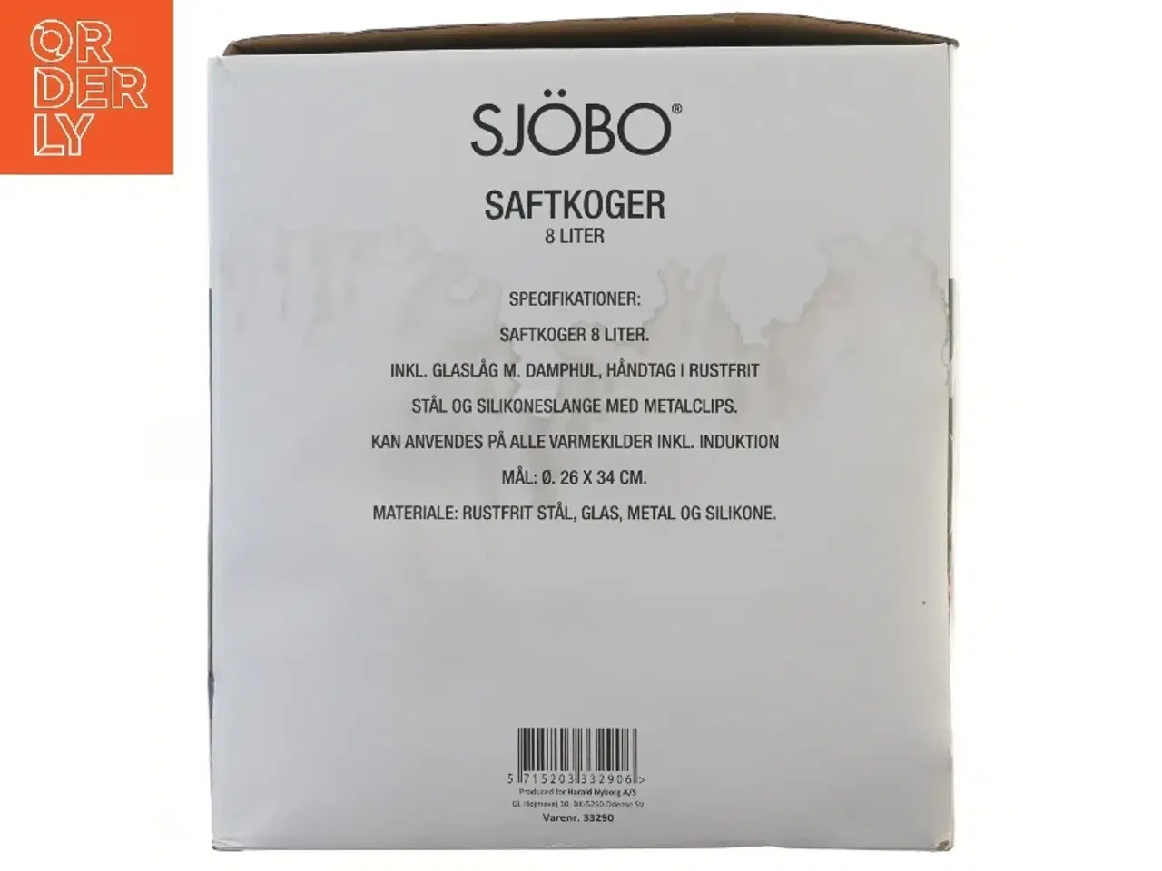 Billede 5 - Saftkoger med låg og slange fra SJÖBO (str. Ø 27,5 og 27,5 og 26 cm)