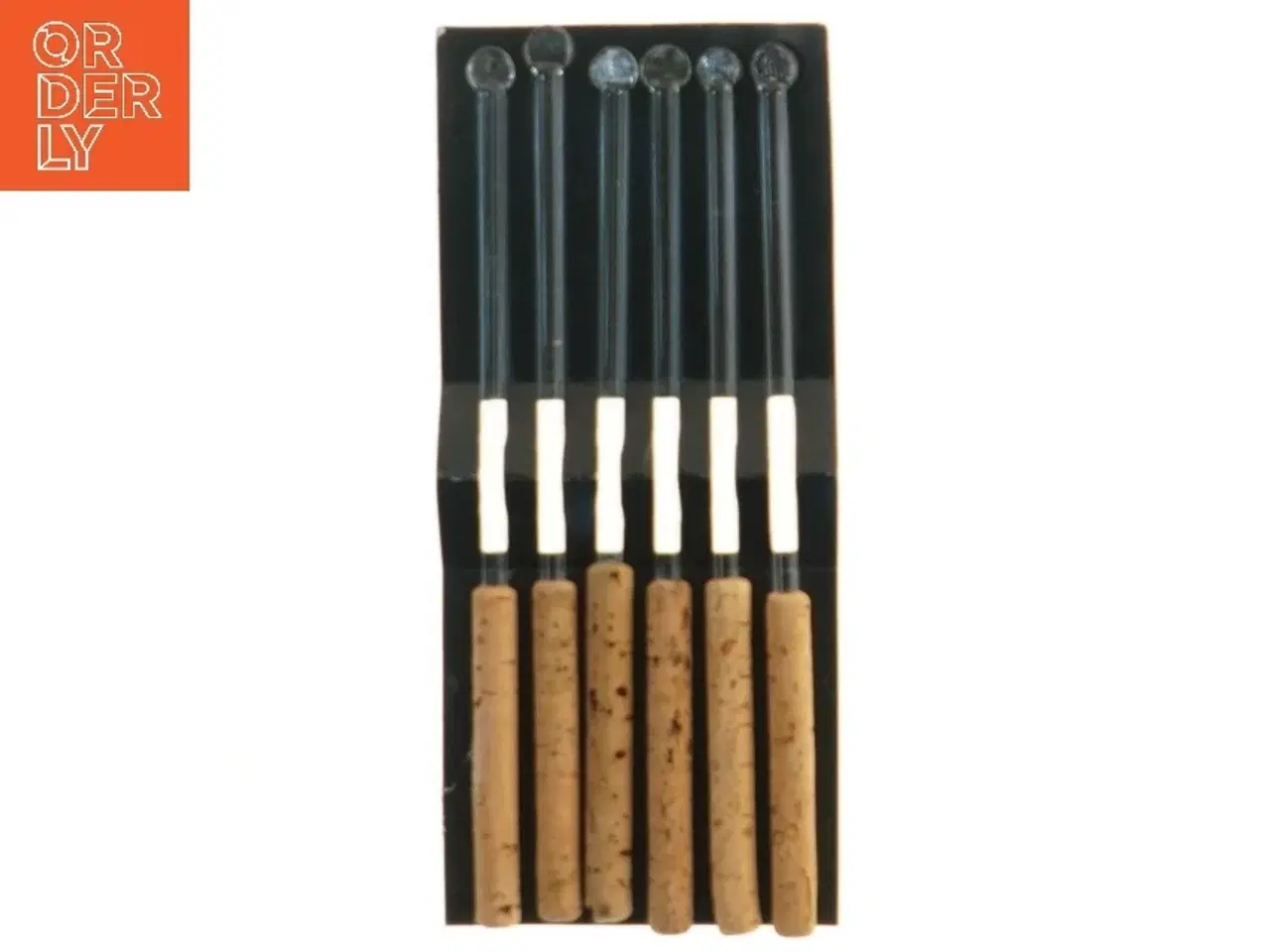 Billede 2 - Nyt Sæt med 6 glasrør omrørere fra Bodum (str. 6 stk 21,5 cm)til orish coffee