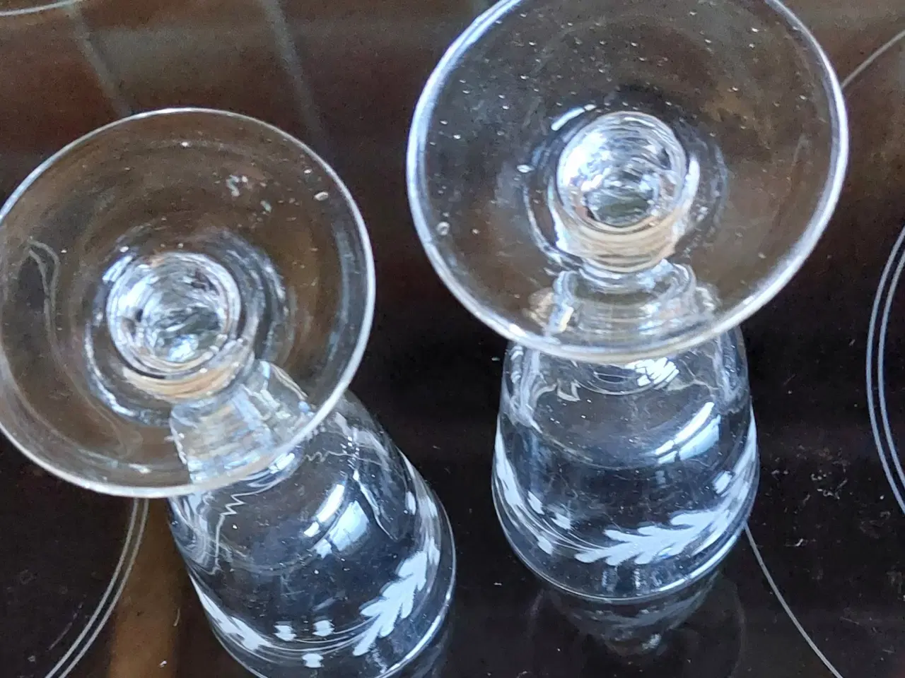 Billede 4 - ANTIKKE EGELØVS GLAS 