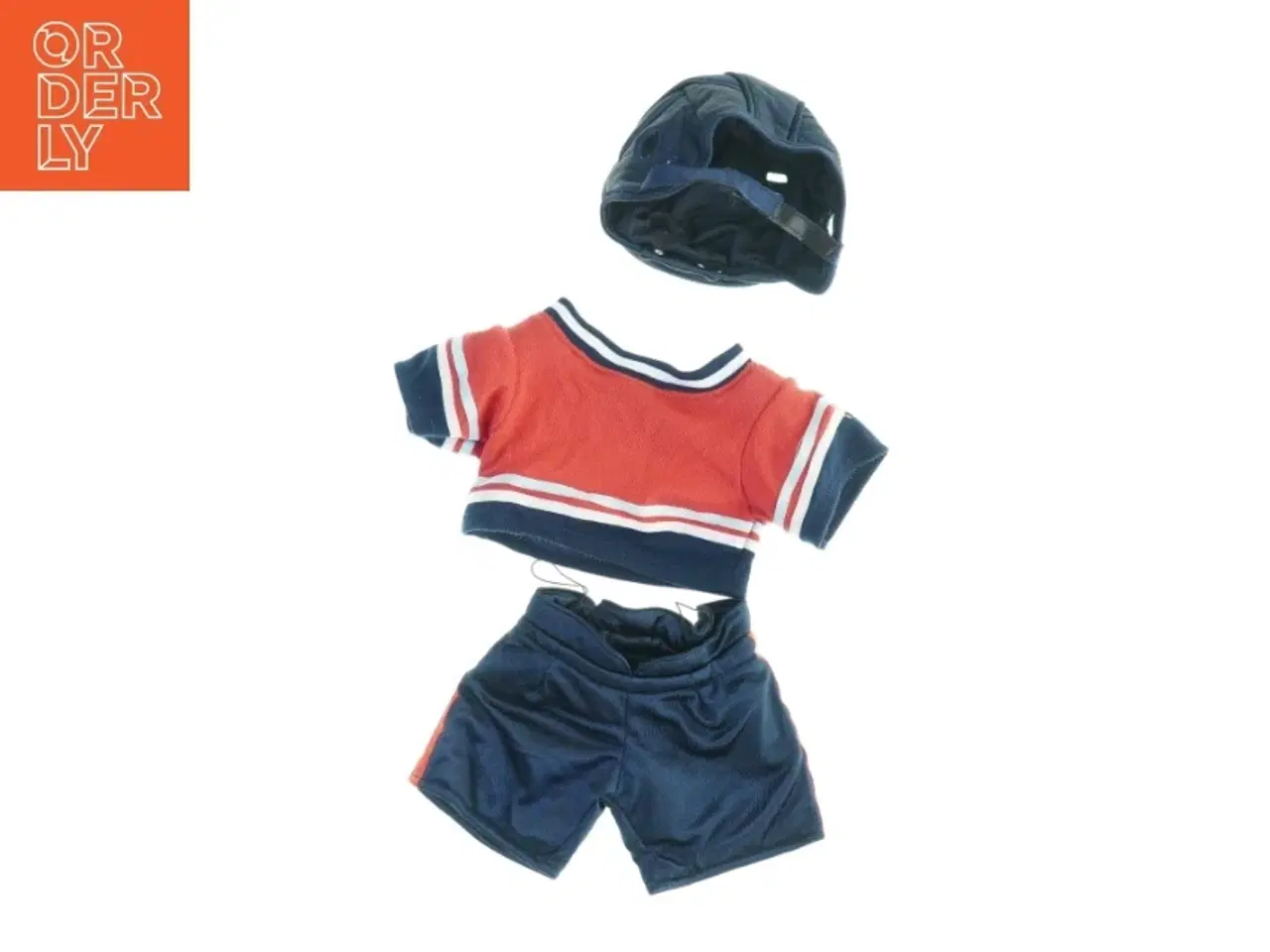 Billede 3 - Sports tøj med kasket fra Build a Bear (str. 17 x 20 cm og 15 x, 19 cm)