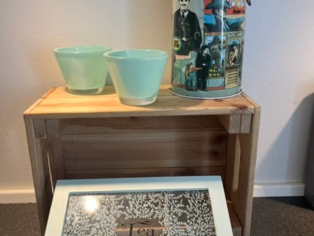 Billede 1 - Retro: AB LovePlates-stager+Mivat dåse+Teadåse