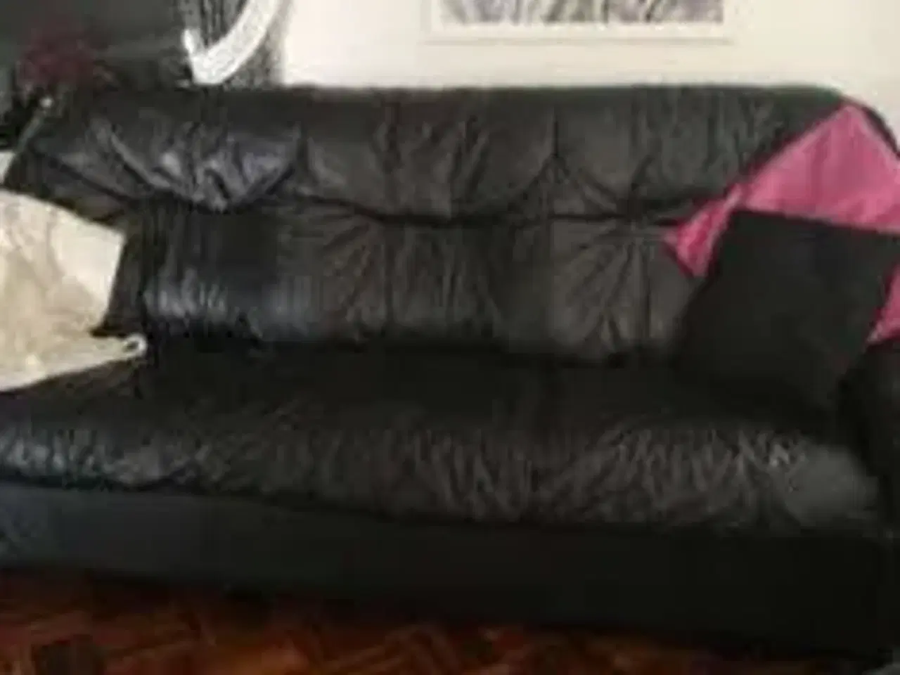 Billede 2 - Læder sofa 3 Personer 2 stk