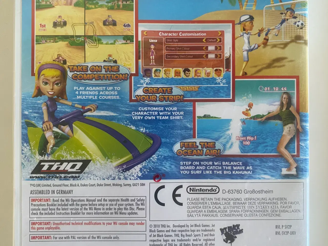 Billede 2 - Big Beach Sports 2 (Nintendo Wii)