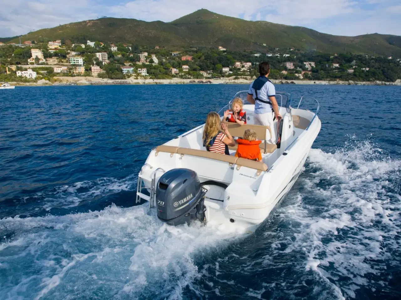 Billede 3 - Yamaha 70 HK - Fjernbetjent, Elektronisk start, Powertrim