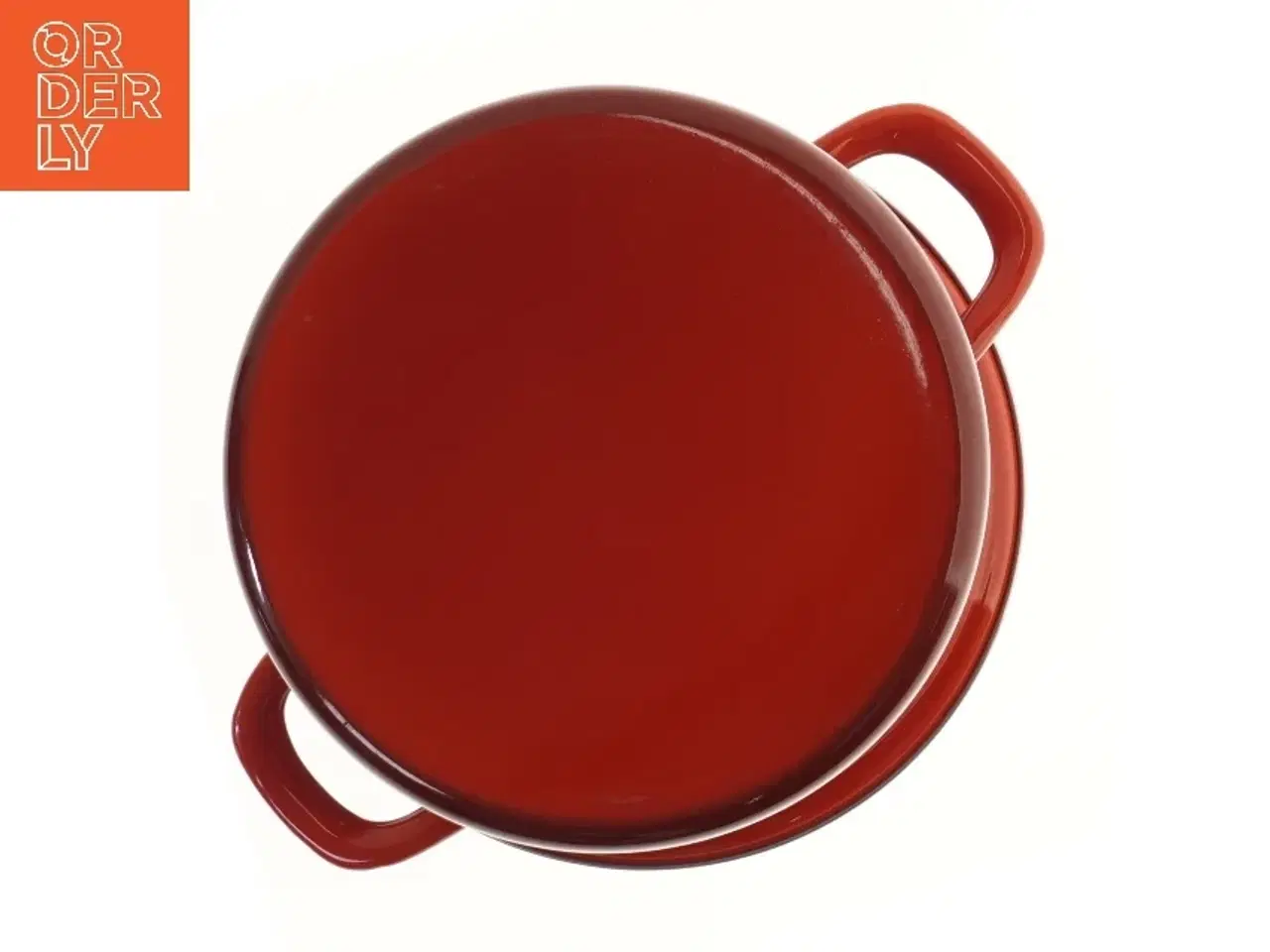 Billede 3 - Rød gryde med låg fra Le Creuset (str. Ø 22x20 cm)