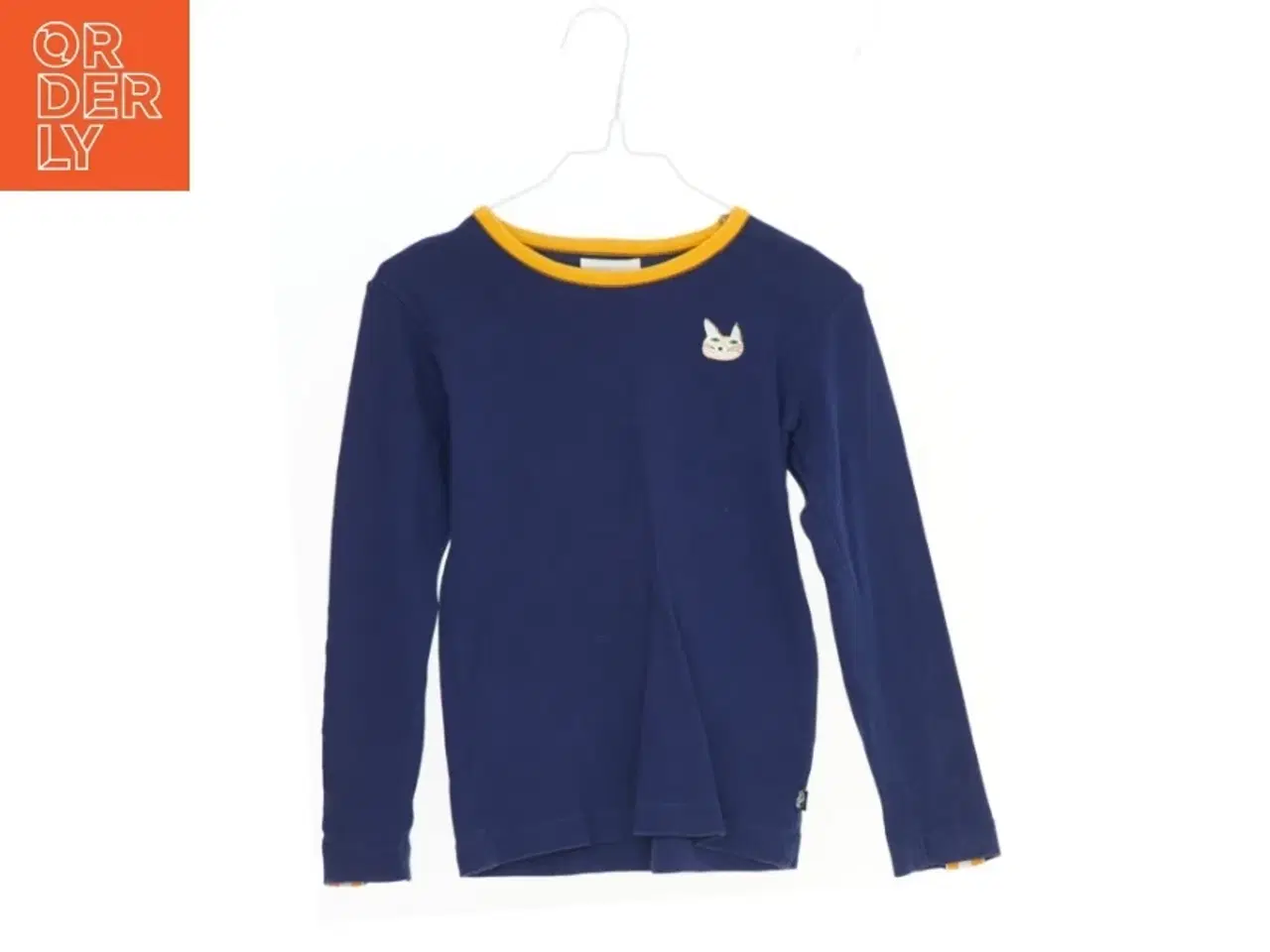 Billede 1 - Langærmet bluse med kattebroderi fra Phister & Philina (str. 122)