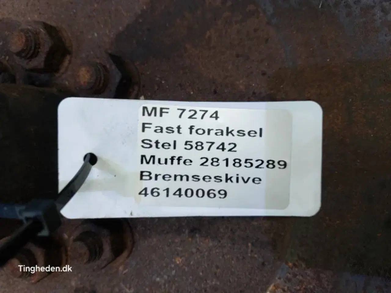 Billede 2 - Massey Ferguson 7274 Bremseskive 46140069