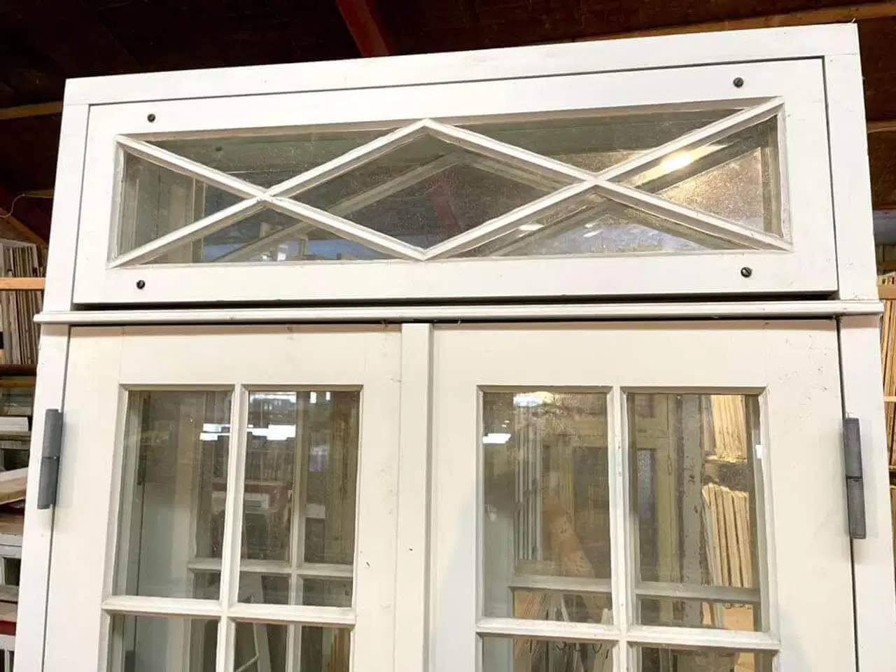 Billede 3 - Klassisk, dobbelt terrassedør m. koblede rammer