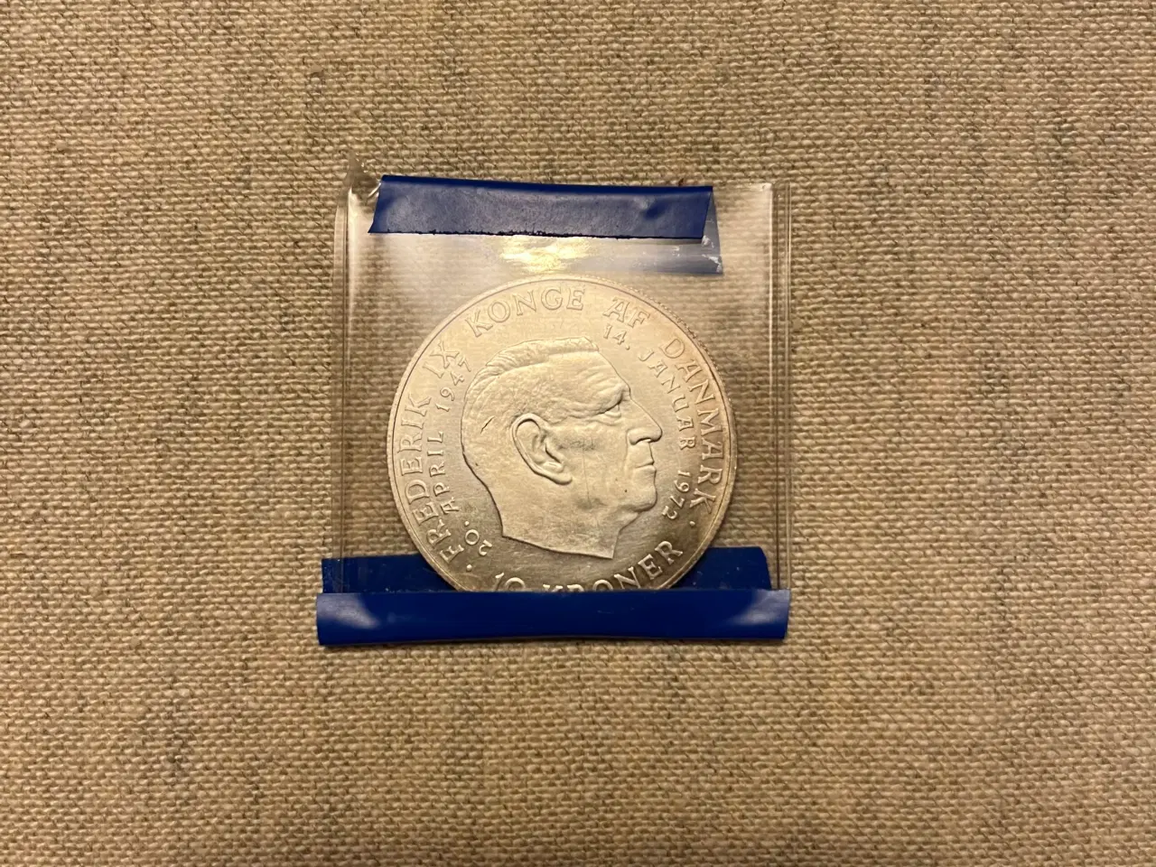 Billede 1 - Danmark 1972 - Tronskiftemønt 20.5g 800