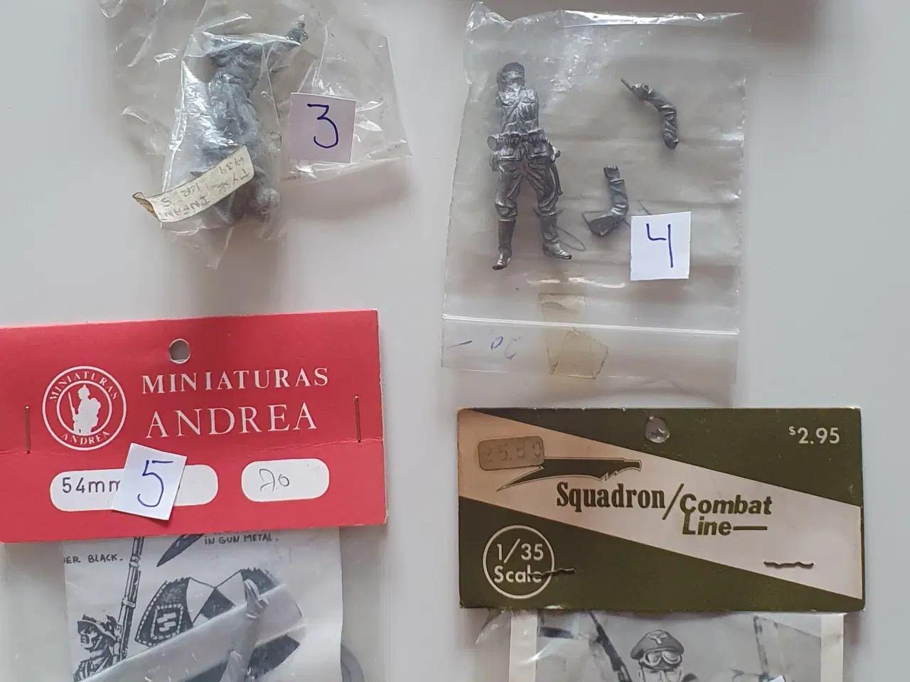 Billede 1 - Tyske WW2 soldater i tin.
