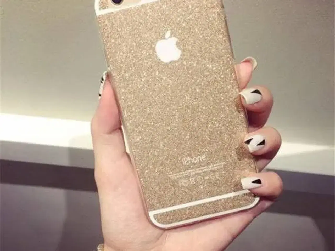 Billede 4 - Guld glimmer cover iPhone 5 5s SE 6 6s