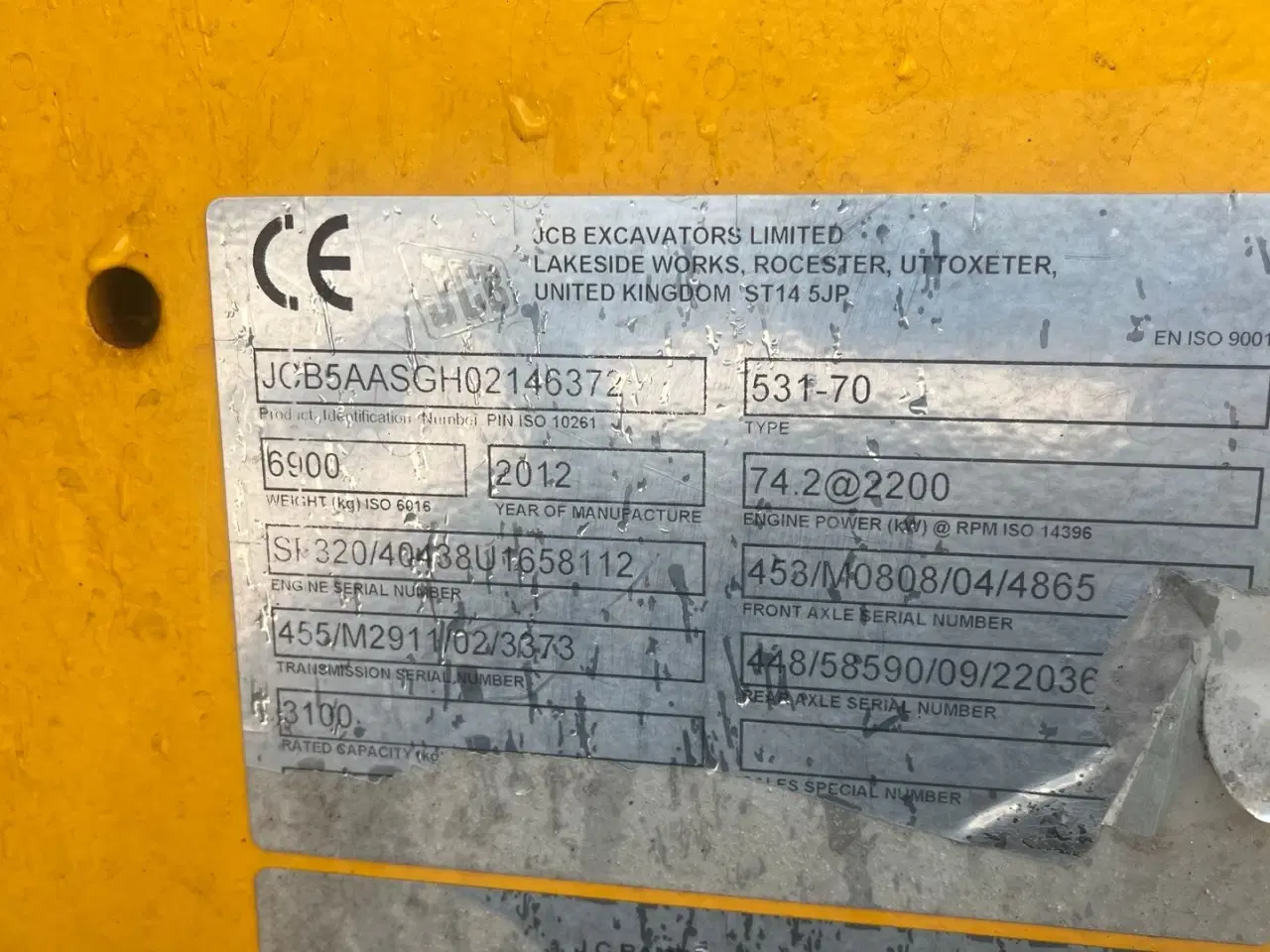 Billede 4 - JCB 531-70 Loadall med pallegafler