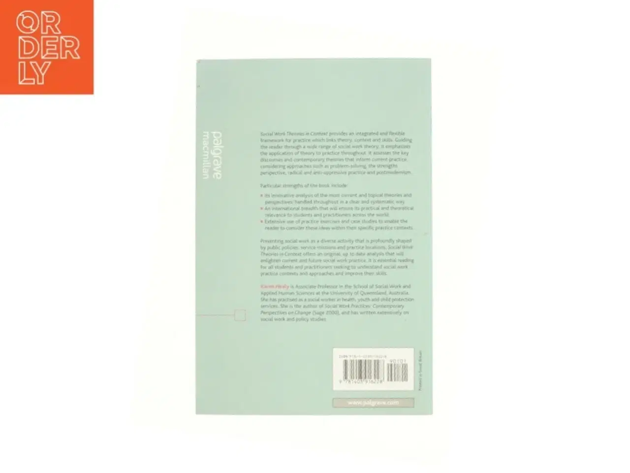 Billede 2 - Social work theories in context : creating frameworks for practice (Bog)