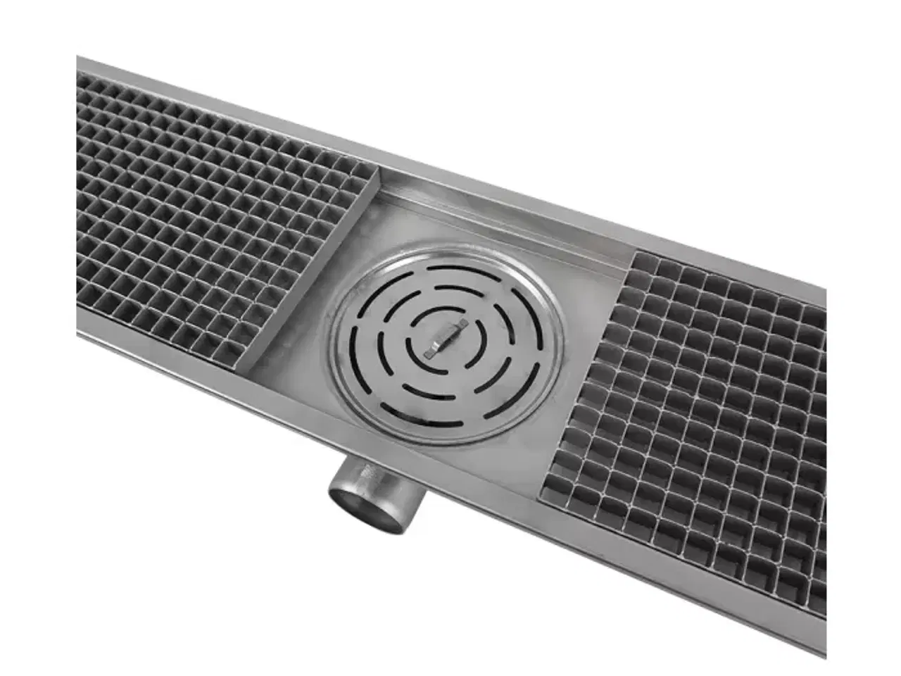 Billede 3 - Lang Gulvrende (133 cm) i AISI 304 Stål