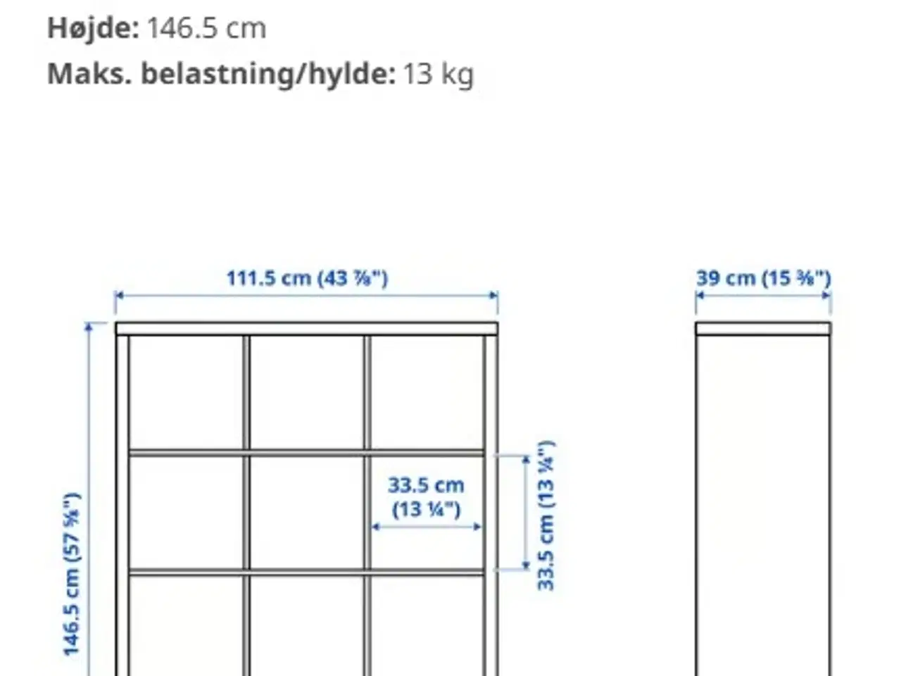 Billede 7 - Reol/Rumdeler, Kallax, hvid