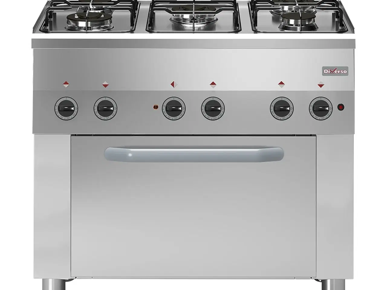 Billede 1 - Gaskomfur 5 blus (3x 3,3 kW & 2x 2,8 kW)