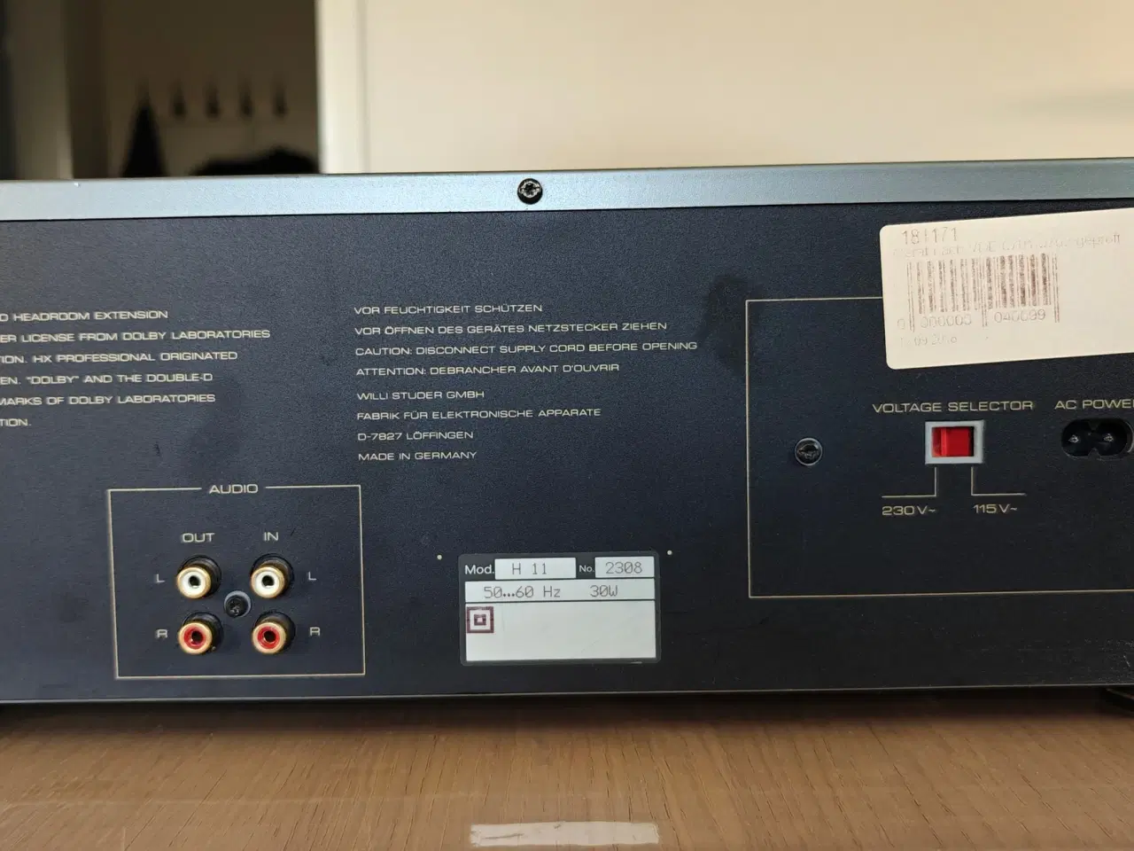 Billede 3 - Revox H 11