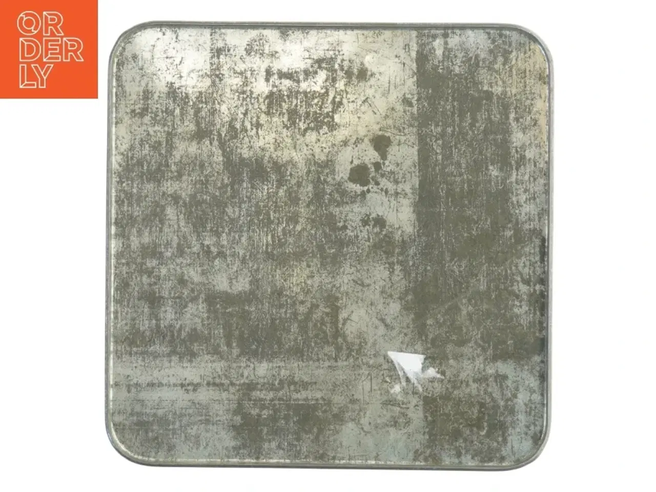 Billede 6 - Vintage metal kagedåse (str. H. 18 cm. 21 x 21 cm)