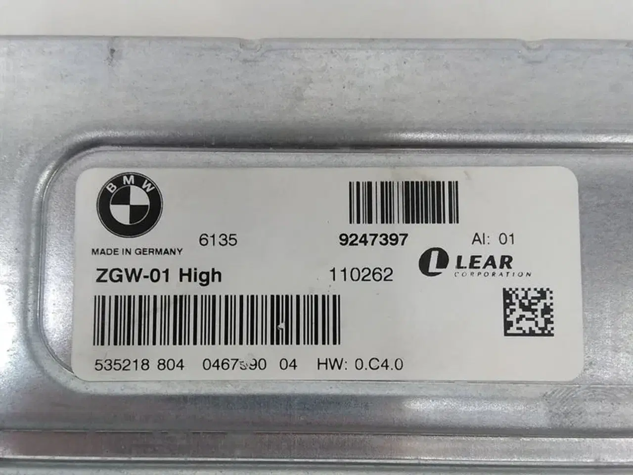 Billede 2 - Central Gateway Module A64080 F01 F02 F07 GT F10 F11 F04 (Hyb) F12 F13 F06 GC F10 LCI F11 LCI F01 LCI F02 LCI F07 GT LCI F06 GC LCI F12 LCI F13 LCI