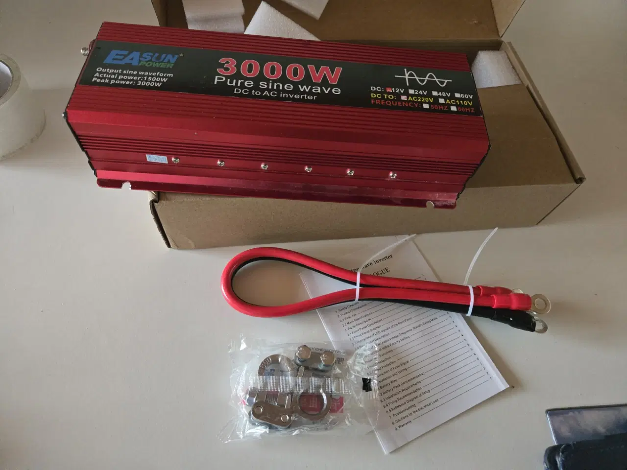 Billede 2 - omformer  12v dc til 220v ac pure sinus 