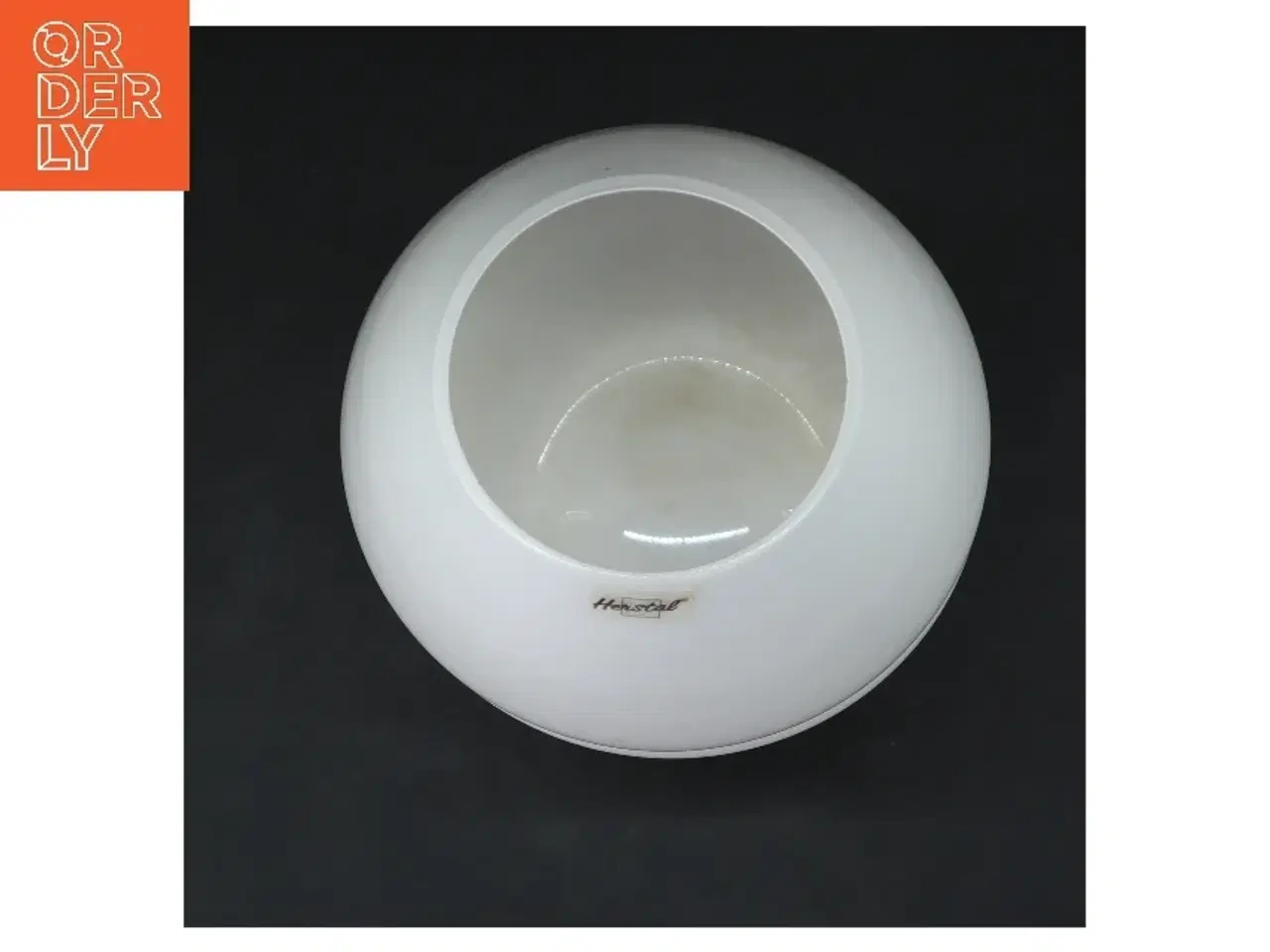 Billede 3 - Hvid vase fra Herstal fra Herstal (str. Ø 8 cm længde 23 cm)