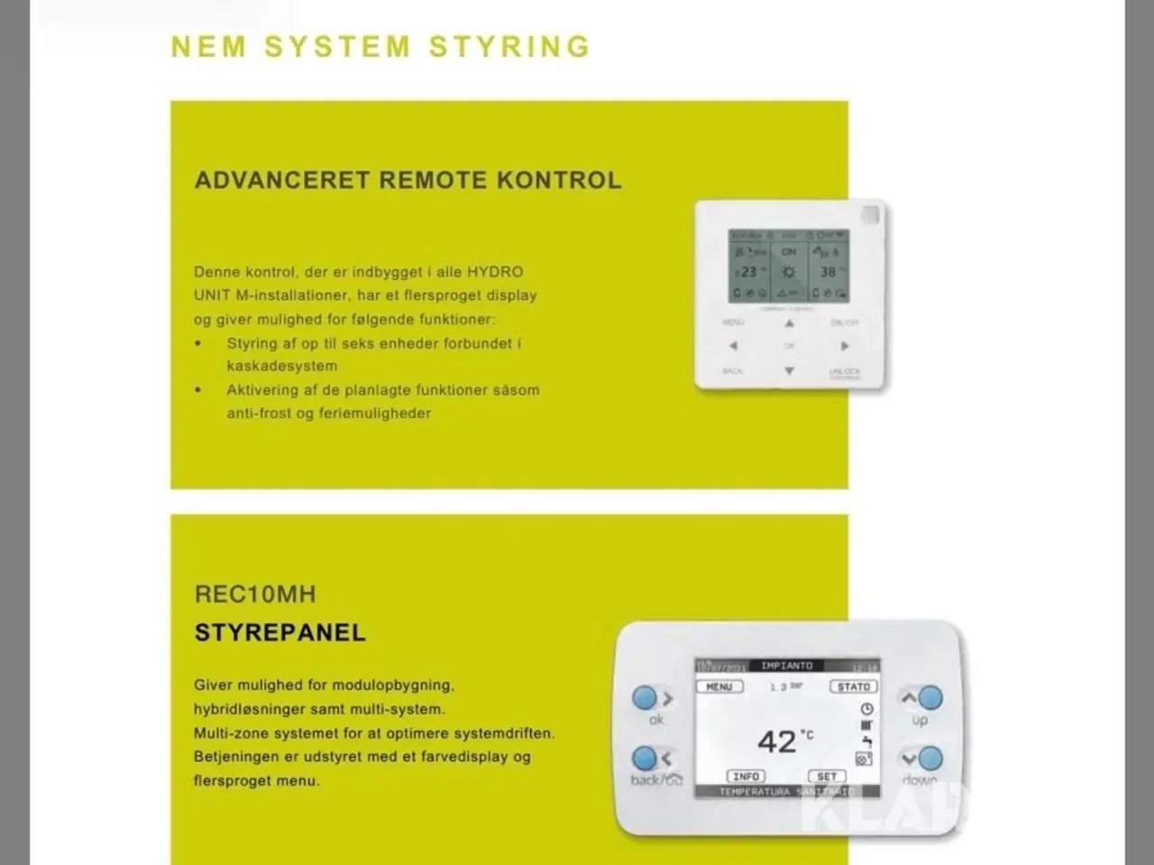 Billede 9 - Luft/vand varmepumpe Beretta Hydro Unit A2WHPR32M /008