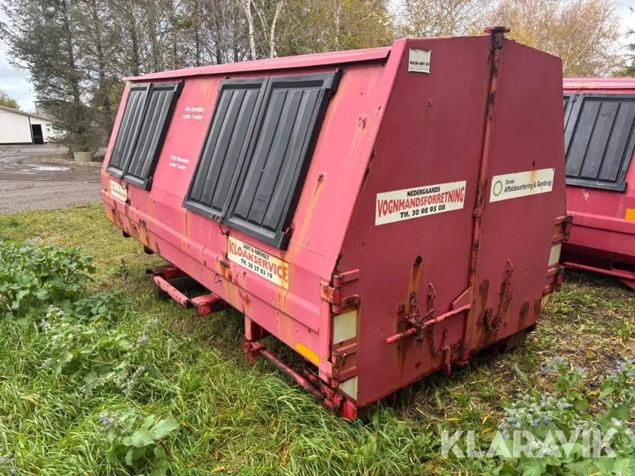 Billede 3 - Miljøcontainer Miljø-Art 4000 type L 3/3 mm