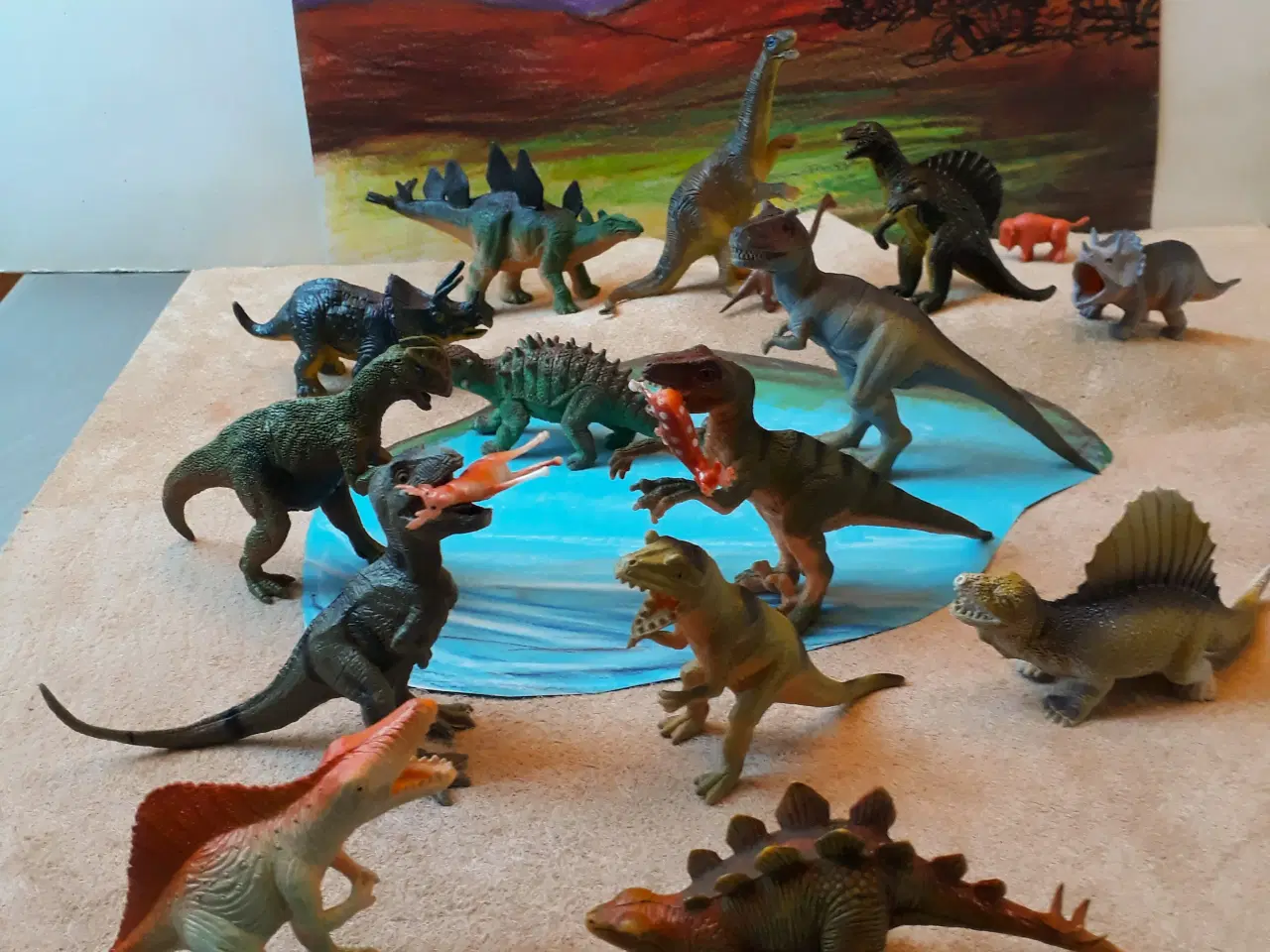 Billede 3 - 20 Dinosaur Figurer 