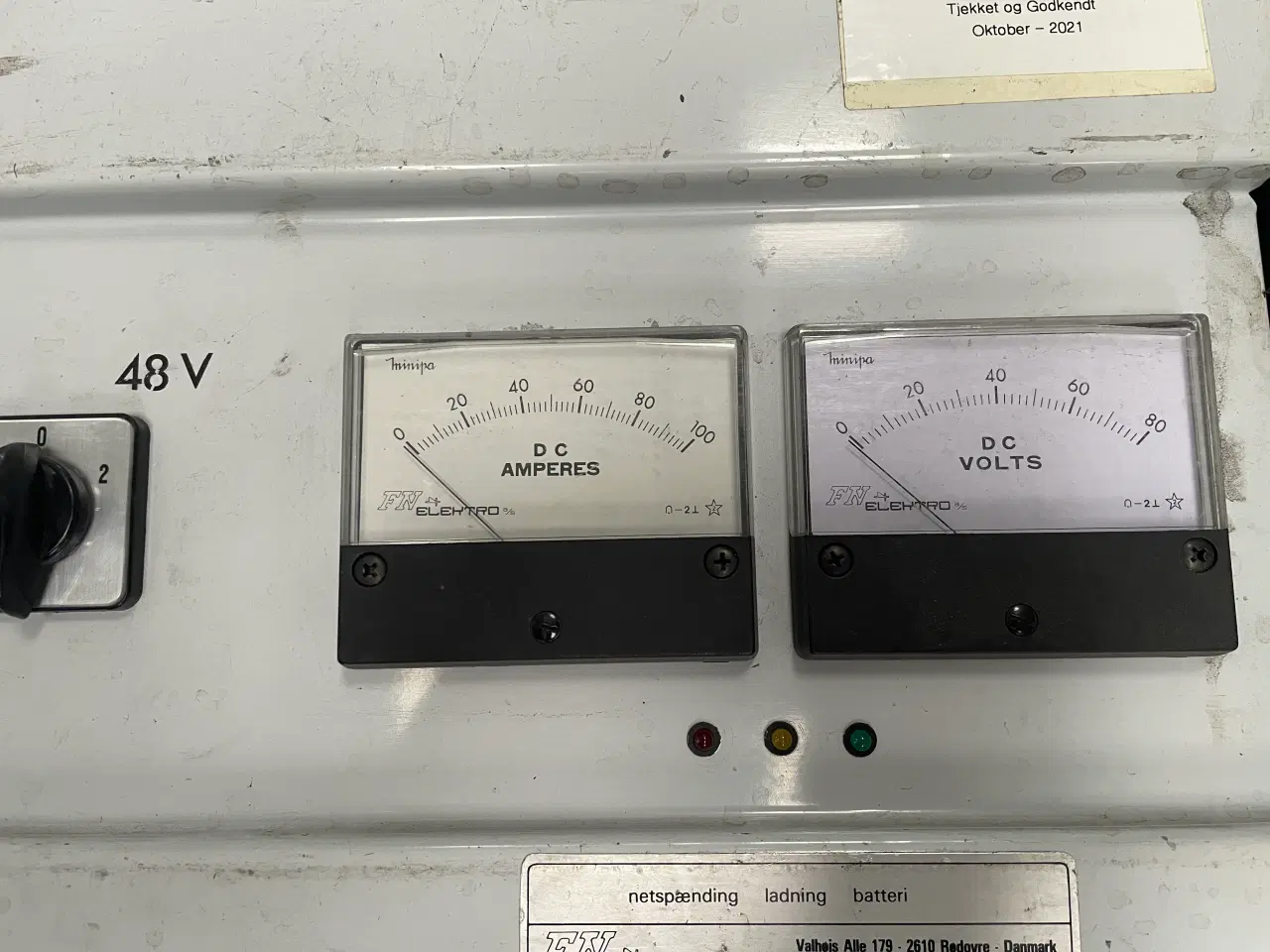 Billede 3 - F. N. Lader 24 / 48 volt