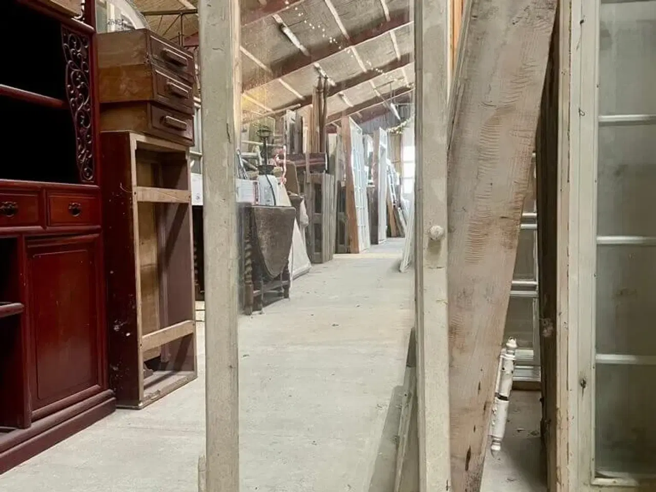 Billede 1 - Smal forsatsramme med blæst glas